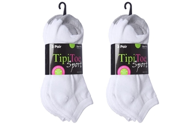 Wholesale Women's 3 Pack Cushion Sport Ankle Socks (60 Packs)