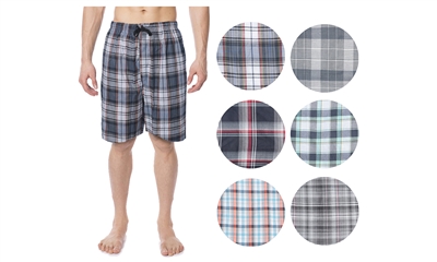Wholesale Men's Short Pajama Pants Assorted Colors and sizes (36 Packs)