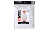 Wholesale Boys White 3 Pack T-Shirt (20 Packs)