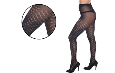 Wholesale Women's Fashion Patterned Tights One Size (36 Pcs)