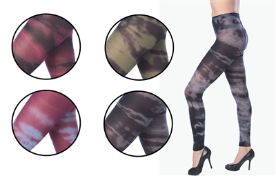 Wholesale Women's Colored Fashion Tights with Spandex One Size (36 Pcs)