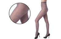 Wholesale Women's Fishnet Floral Design Tights One Size (36 Pcs)