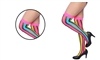 Wholesale Tiny Rainbow Zigzag Fishnet Thigh High (120 Pcs)
