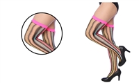 Wholesale Multi-Colored Holes Fishnet Thigh High (120 Pcs)
