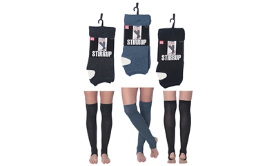 Wholesale Women's Stirrup Socks (120 Packs)