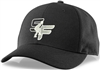 Black Richardson Surge Fitted Umpire Hat with StrikeForce Logo