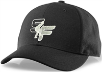 Black Richardson Surge Fitted Umpire Hat with StrikeForce Logo