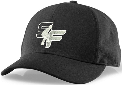 Black Richardson Surge Fitted Umpire Hat with StrikeForce Logo