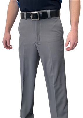 Smitty Men's "Non-Expander Waistband" 4-Way Stretch Flat Front Combo Pants - Grey