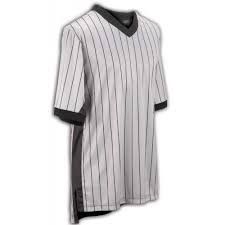 Smitty's "Elite" Interlock Performance Gray w/Black Pinstripe and 3" Side Panel V-Neck Shirt