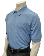Smitty Short-Sleeve Pro-Style Umpire Shirt with BT Logo - Carolina Blue