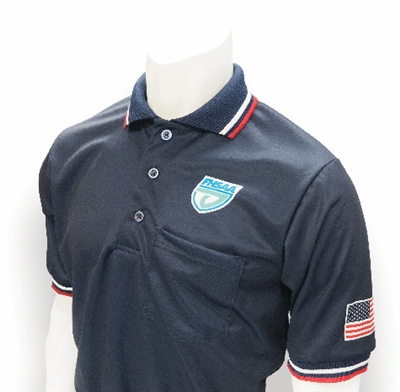 Smitty Navy FHSAA  Embroidered Baseball Short-Sleeve Umpire Shirt