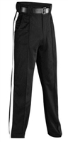 SMITTY REFEREE "COLD WEATHER PANTS"  WITH 1 1/4" WHITE STRIPE