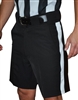 SMITTY REFEREE "4-WAY STRETCH SHORT"  1 1/4 Stripe