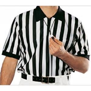 Smitty Mesh Short Sleeve Referee Shirt with 1" Stripe