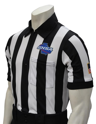 Smitty "Made in USA" - "BODY FLEX" Dye Sub Georgia Football Short Sleeve Shirt