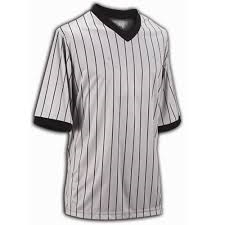 Smitty's Performance Mesh Gray W/Black Pinstripe V-Neck Shirt