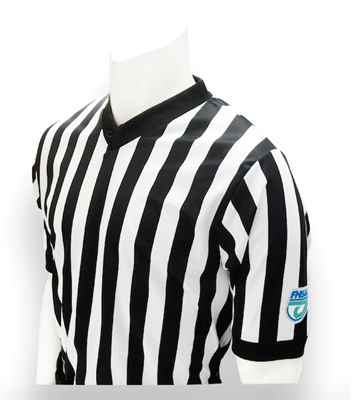 FHSAA Basketball Dye Sublimated 1" V-Neck Referee Shirt