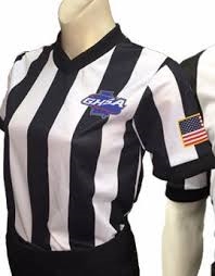 GHSA Dye Sublimated 2" V-Neck Referee Shirt for Women