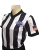 GHSA Dye Sublimated "BODY FLEX" 2" V-Neck Referee Shirt for Women