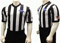 GHSA Dye Sublimated 2" V-Neck Body Flex Referee Shirt