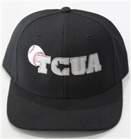 Richardson Fitted Hat with TCUA Logo - Black