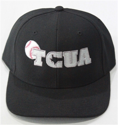 Richardson Fitted Hat with TCUA Logo - Black