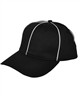 Smitty Flex Fit Black w/ White Piping Referee Hat