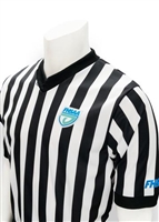 FHSAA " BODY FLEX"  Wrestling Dye Sublimated 1" V-Neck Referee Shirt