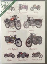 Classic Motorbike Card