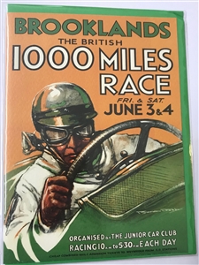 Brooklands 1000 Mile Race Card