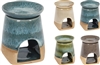 4asst Reactive Glaze Oil Burner 11cm