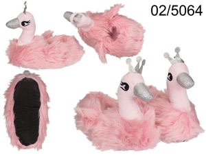 Flamingo Slippers (Sizes 31-36) 3 Assorted