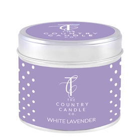 QUINTESSENTIALS Candle in Tin - White Lavender