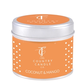 Polka Dot Candle in Tin - Coconut & Mango