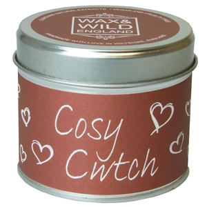 Wax & Wild Candle in Tin - Cosy Cwtch