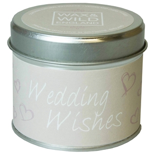 Wax & Wild Candle in Tin - Wedding Wishes