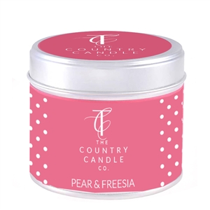 Polka Dot Candle in Tin - Pear & Freesia