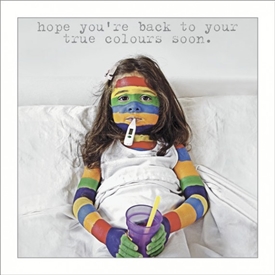 Get Well True Colours Card