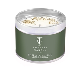 Pastels Candle in Tin - Forest Sage & Pine