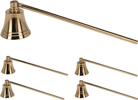 4asst Gold Candle Snuffler 23cm