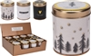 3asst Scented Candle In Tin 8cm