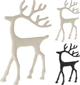 2asst Large Ceramic Reindeer 40cm