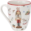 Ceramic Christmas Mug - Nutcracker