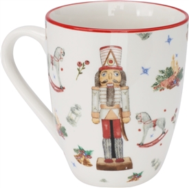 Ceramic Christmas Mug - Nutcracker