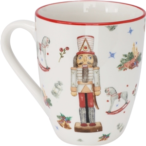 Ceramic Christmas Mug - Nutcracker