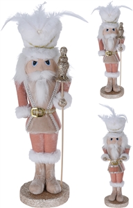 White And Pink Nutcracker 2 Assorted 40cm