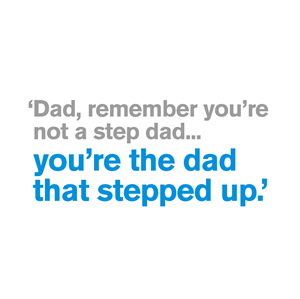Step Dad Card