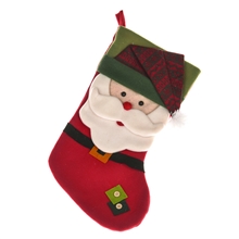 Padded Santa Stocking