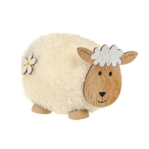 Easter Fuzzy Standing Sheep 8cm